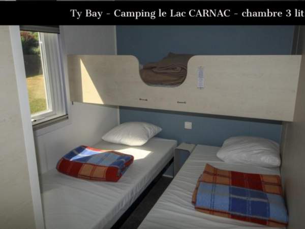 location mobil home chambre enfants modèle ty bay carnac