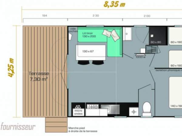 plan modèle mobil home ty bay