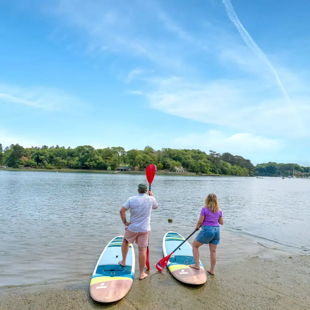 session paddle en camping à Carnac